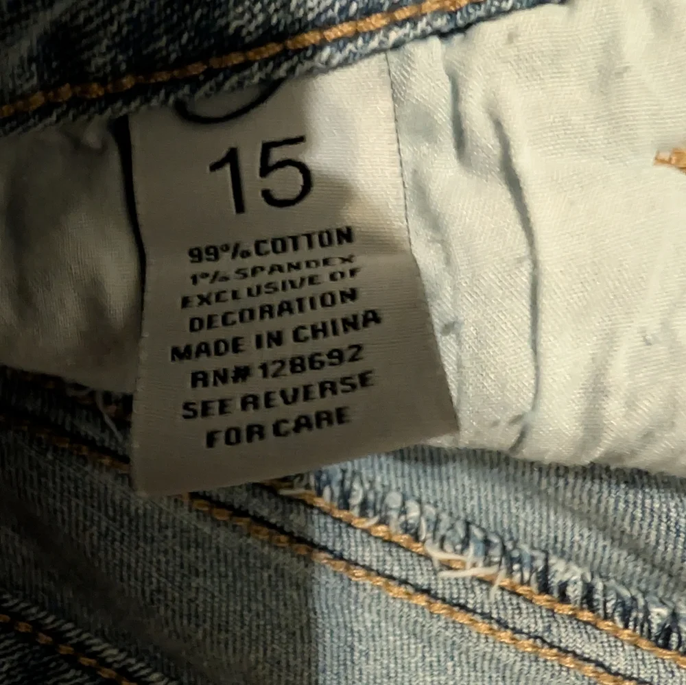Stylish‎ Blue Denim Shorts with Lace Detail